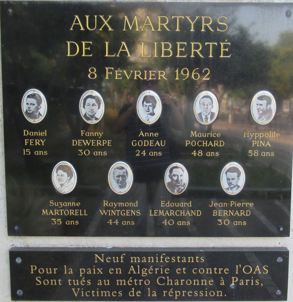 Métro Charonne, la tragique manifestation du 8 février 1962 | PARIS à NU